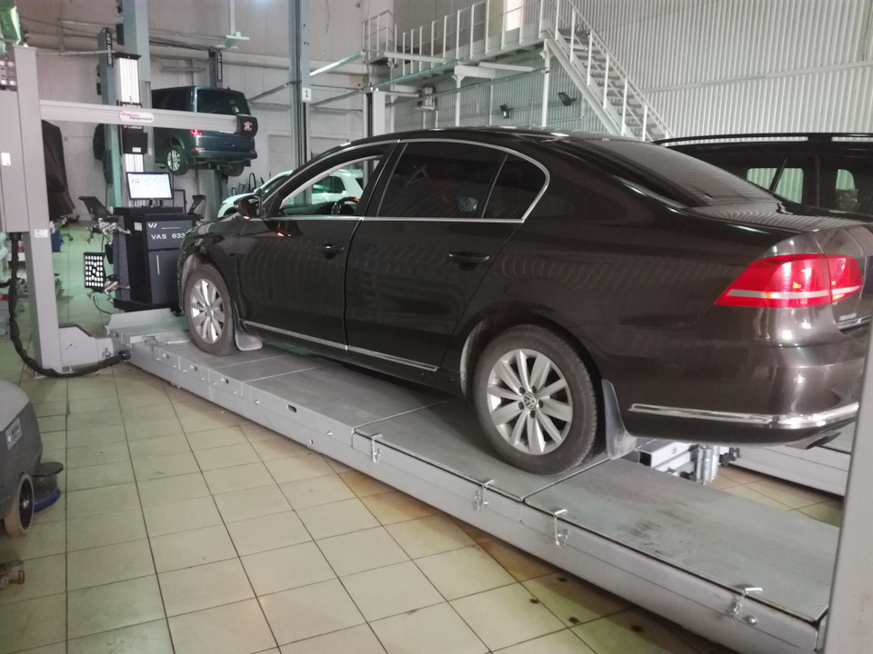 Загнали на стенд — Volkswagen Passat B7