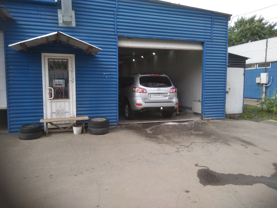 Отмыл Питерских мух)) — Hyundai Santa Fe (2G)