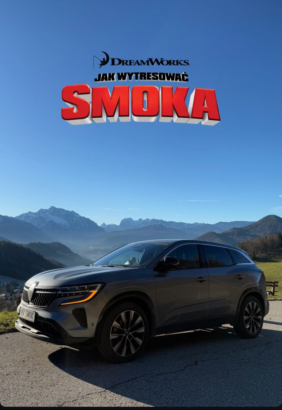 надпись на польском: как приручить дракона — Renault Austral
