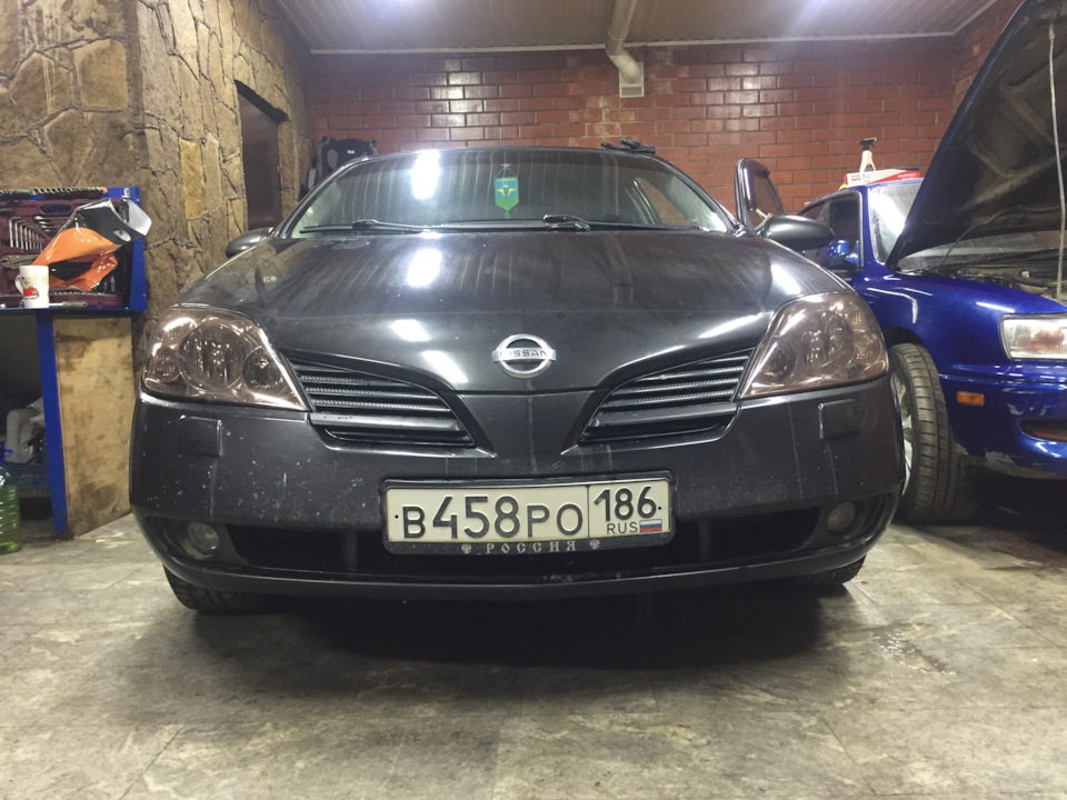 Сразу после установки — Nissan Primera (P12)