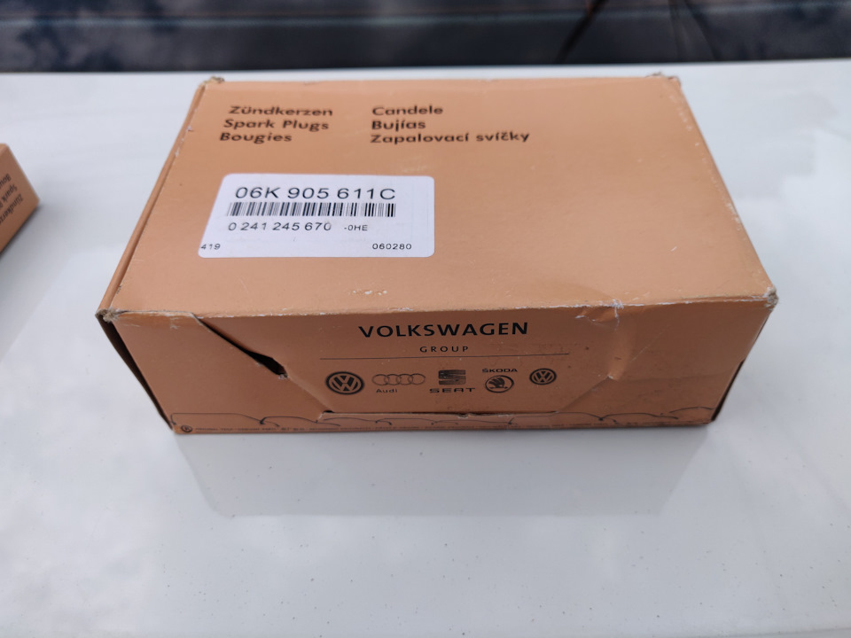 Контрафактные (поддельные) свечи зажигания VAG BOSCH 06K905611C