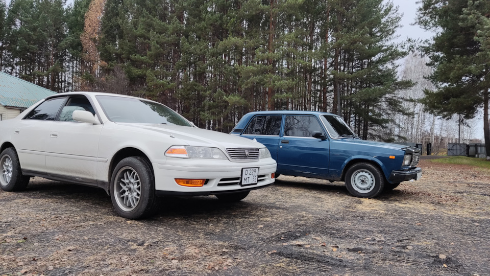 Первые совместные фотки с семаком — Toyota Mark II (100)