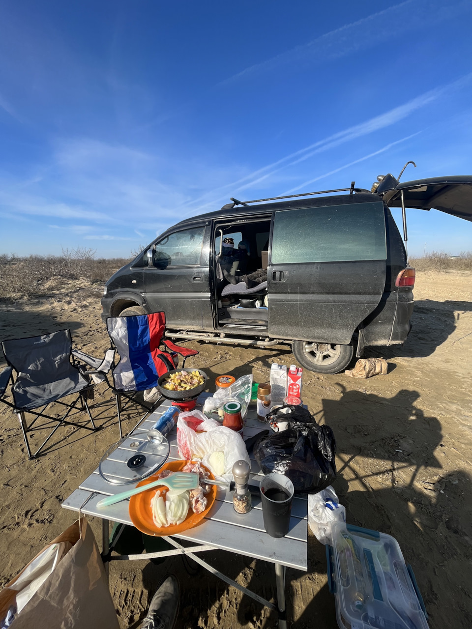 Каспийское море — Mitsubishi Delica (L400)