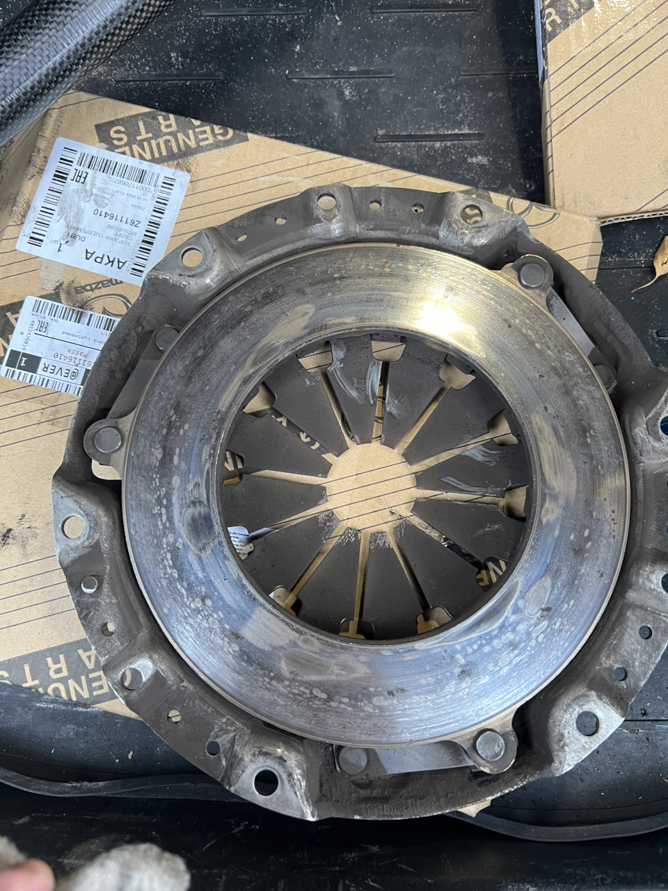 Z61116410 Корзина сцепления Mazda | Запчасти на DRIVE2