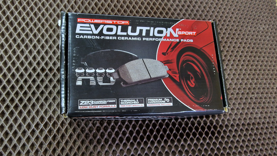 Колодки PowerStop Z23 Mitsubishi Outlander — Mitsubishi Outlander (3G)