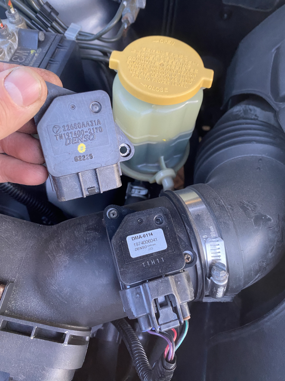 22680-AA31A Датчик расхода воздуха SUBARU | Запчасти на DRIVE2