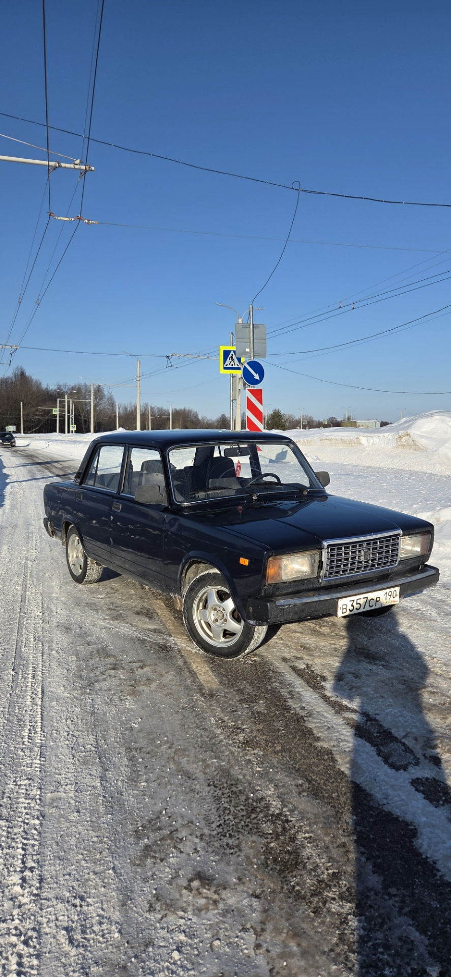 かくにん(*´艸`).。.:*☆ Просто зимние фотки )) Ваз 2107) — Lada 210740 бензин, 1,6 л, 2012