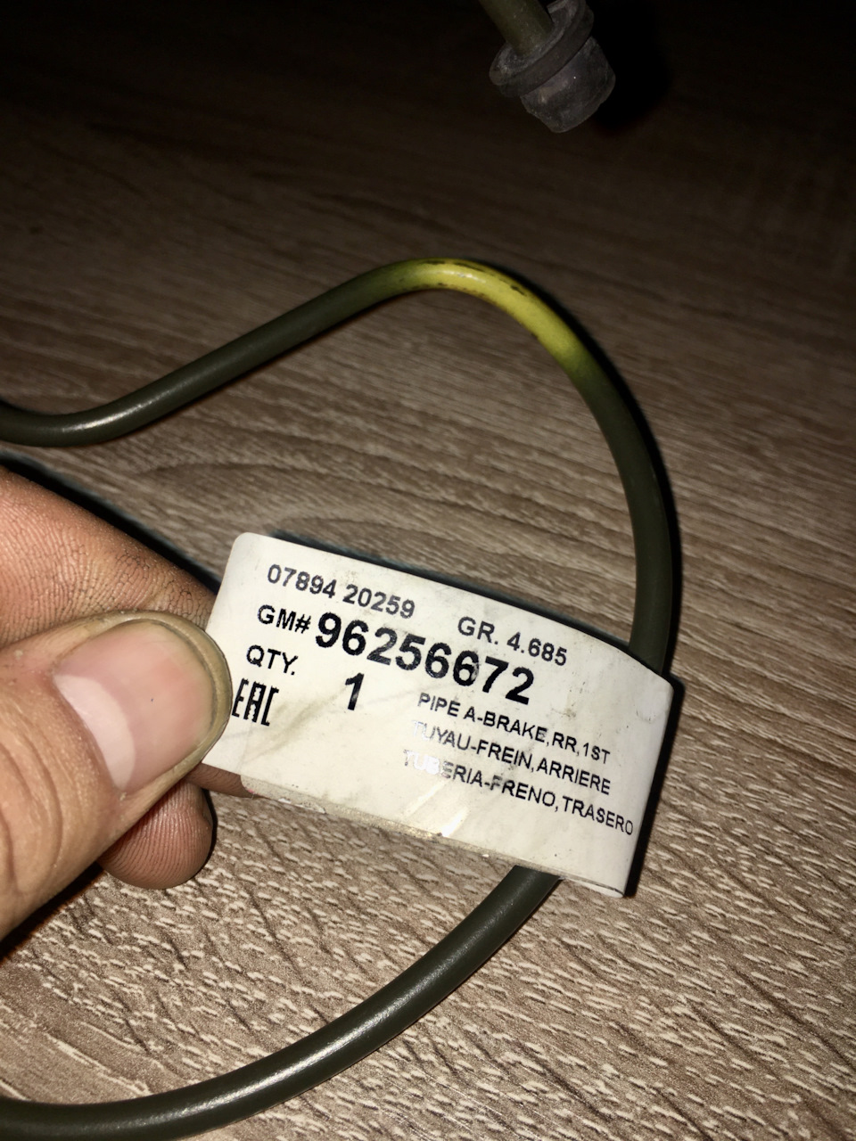 Задняя правая (Без АБС) GM #96256672 — Daewoo Sens. Запчасти на фото: 96256672