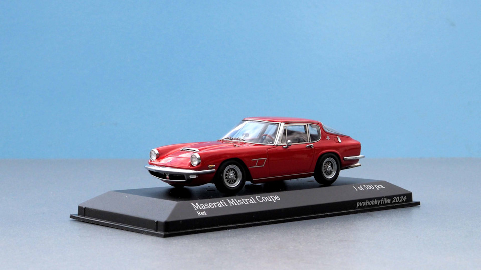 1/43 Maserati Mistral Coupe, 1963 Minichamps #437123424 L.E.1/500