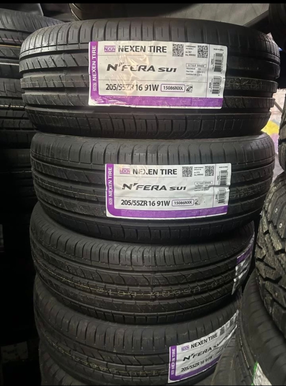 ネネ Новая летняя резина Nexen NFera SU1 205/55 ZR16 — Subaru Impreza