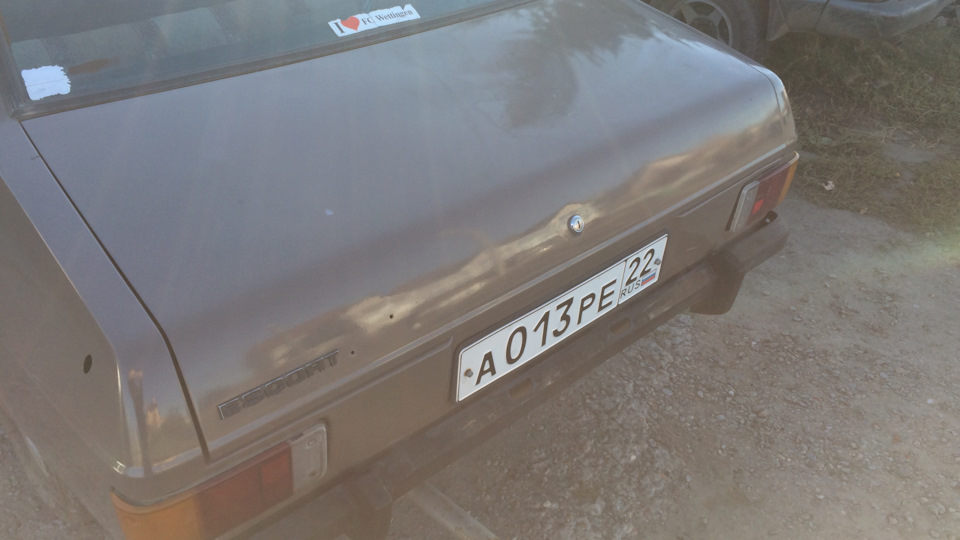 Фото в бортжурнале Ford Escort Mk2