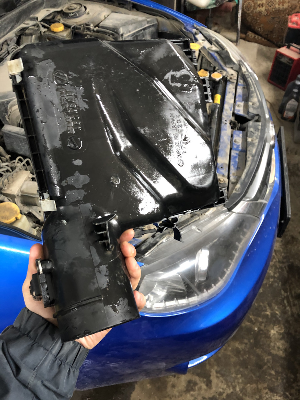 При установке промыл крышку, очень грязная была — Subaru Impreza (GE/GH)