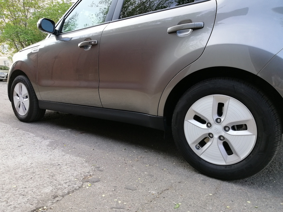 KIA SOUL EV на родной летней резине NEXEN Nblue-EV 205/60 R16 92H M+S — KIA Soul EV (2G)