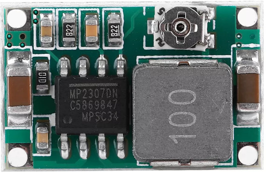 Краткая х-ка Mini360: работает на чипе MP2307DN при 340 кГц; размер (ДхШхВ), мм: 18х12х4; Uвх=4,8В÷23В; Uвых=1В÷17В, по замерам: стабильно держит 1 А; минимальная разница напряжений между Uвх и Uвых ~1,45В. — Hyundai Solaris (1G)