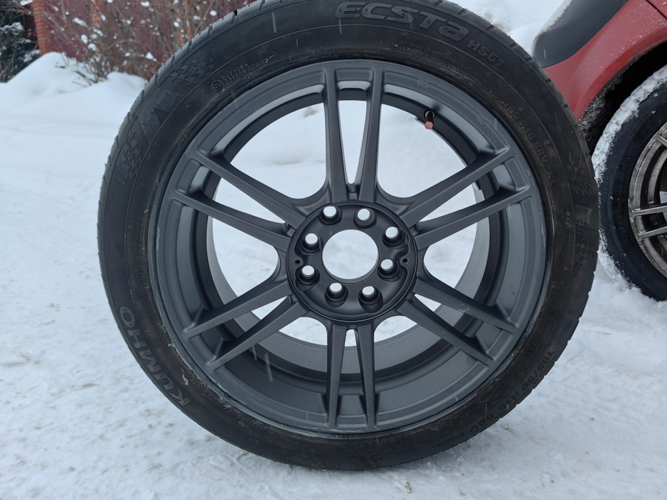 Свежекрашенный диск — Hyundai Getz