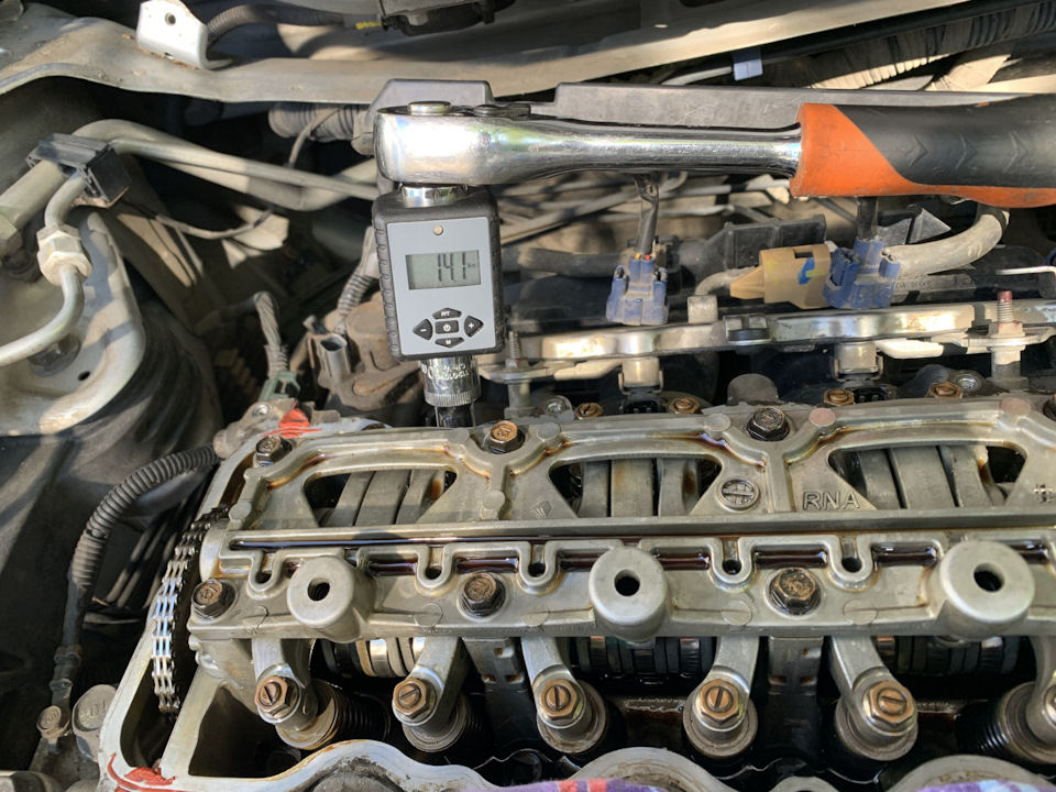 Контр. гайки закручиваем 14 N·m — Honda Civic 4D (8G)
