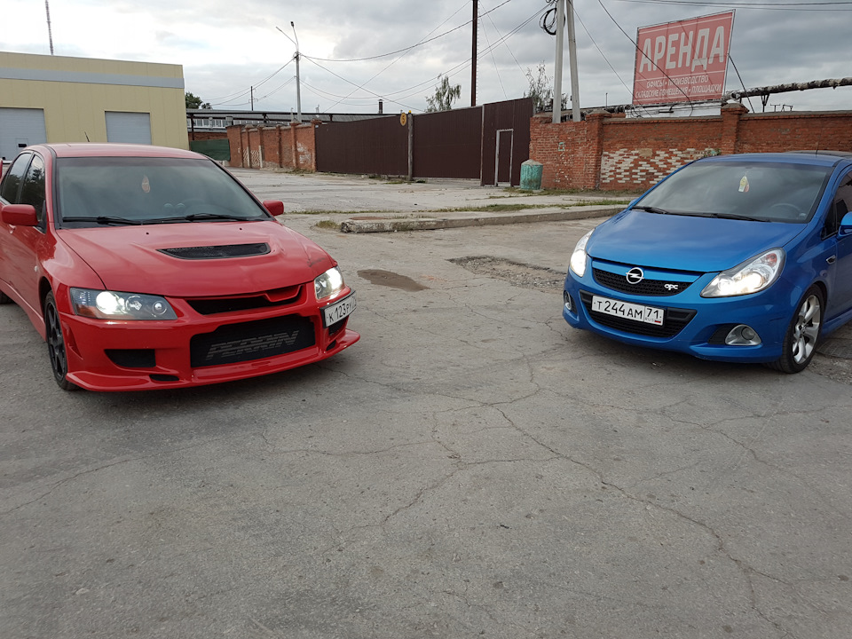 Закос по цвету на ксенон 5000к — Opel Corsa D OPC