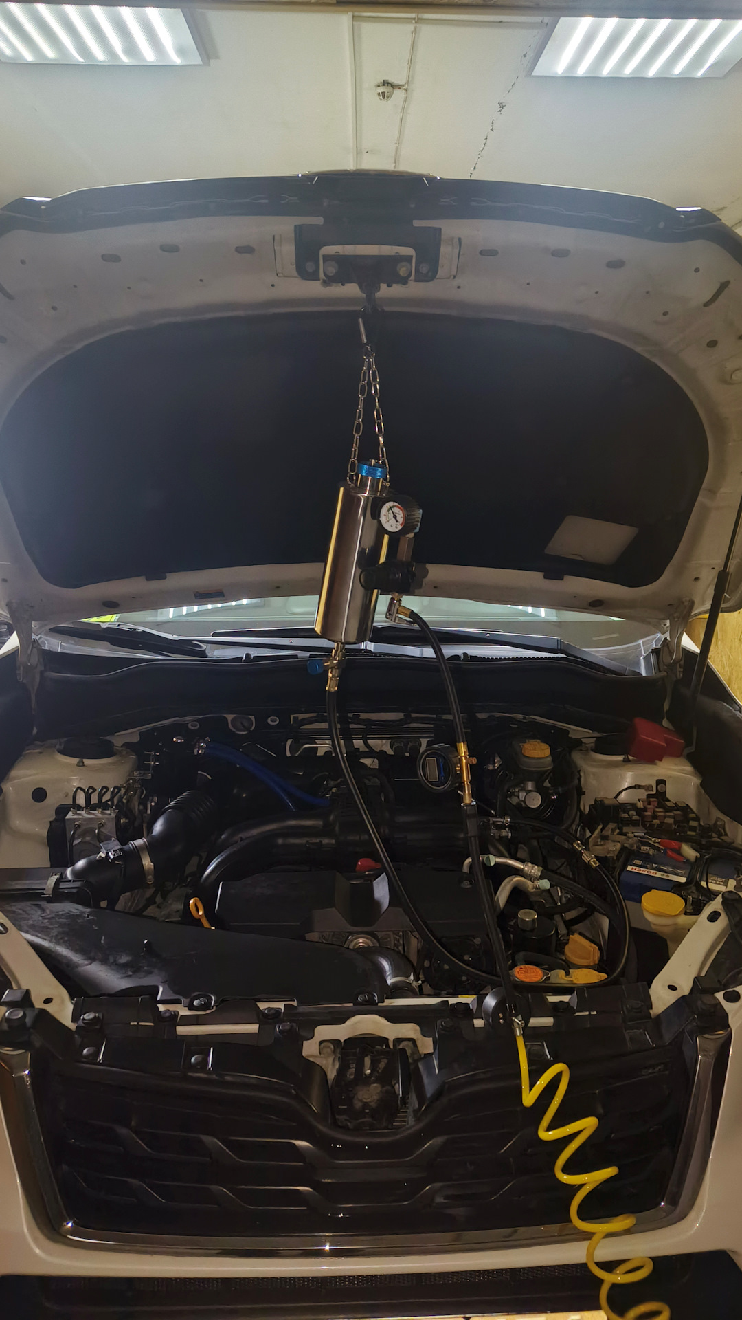 Purge Guard Injection Эндоскопия двигателя Subaru FB20 на пробеге 90 т.км. Мойка форсунок и ...