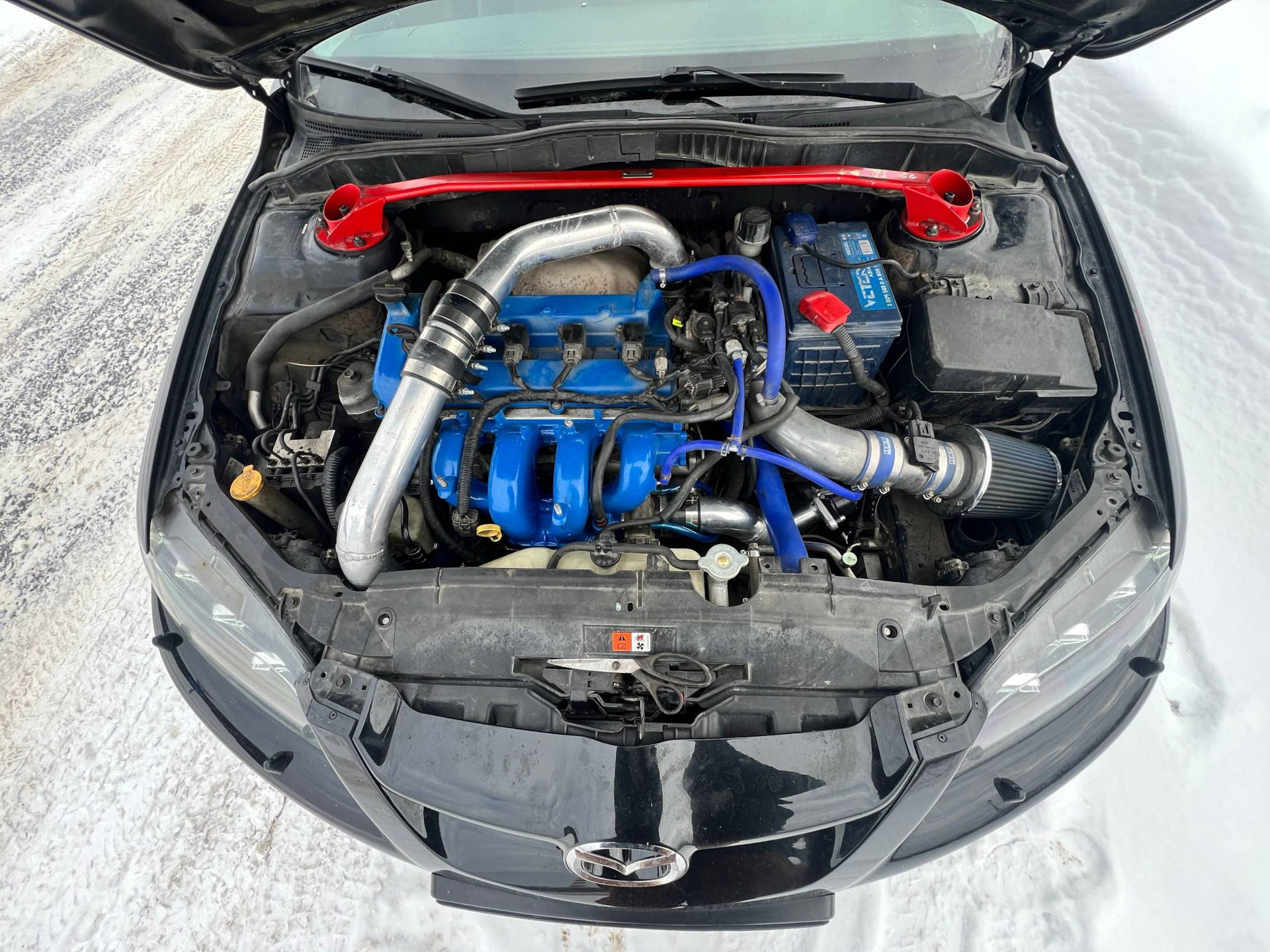 Распорка передних чашек AutoExe. — Mazda 6 MPS бензин, 2,3 л, 2007