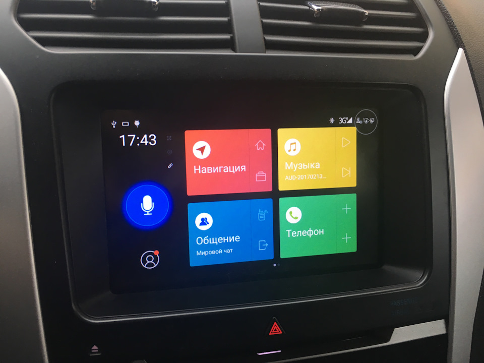 Главное меню, но можно так-же вывести просто экран телефона — Ford Explorer (5G)