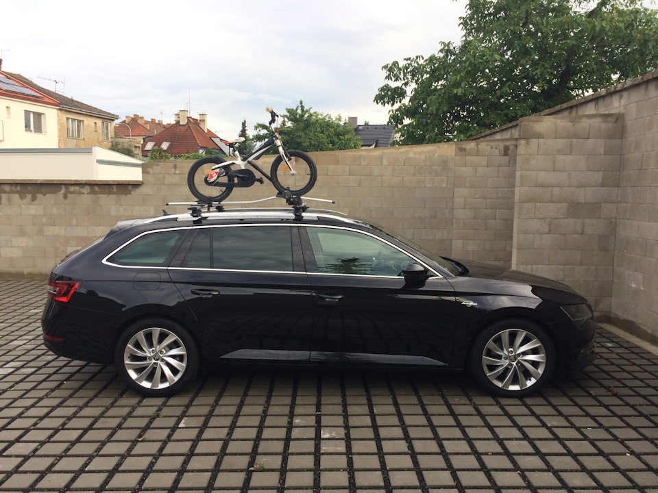 ребенок уже оценил фотографию))) — Skoda Superb Combi (Mk3)