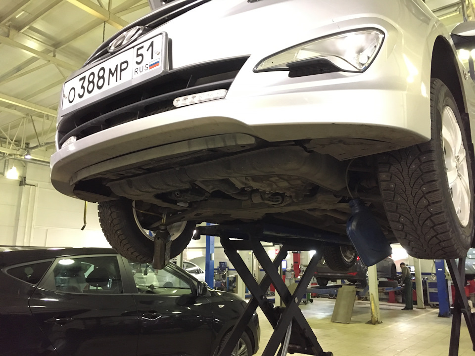 замена тормозухи — Hyundai Solaris (1G)