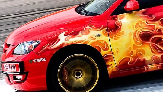 Mazda 3 MPS The red blaze!