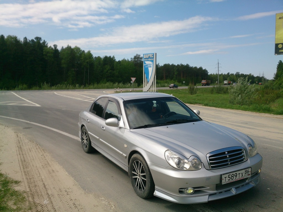 Вот и приехали) всего то 80 км от дома))) — Hyundai Sonata IV (EF)