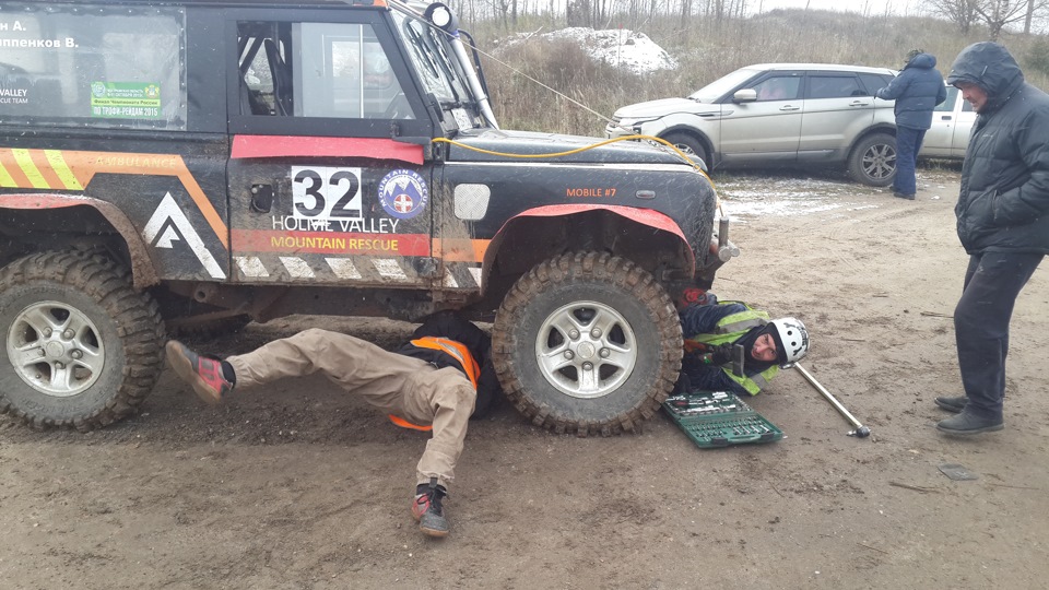 После ДСУ поменяли рулевую тягу — Land Rover Defender (L315/L316)