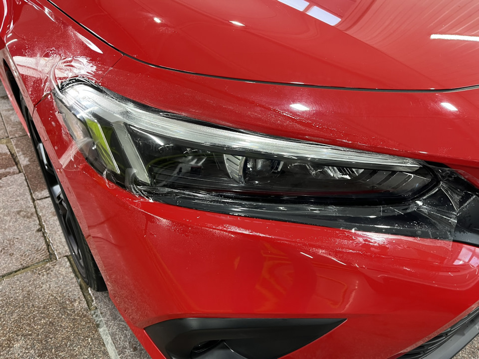 Полиуретан даст больше времени фарам — Honda Civic 4D (11G)