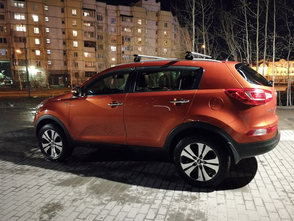 После мойки — KIA Sportage (3G)