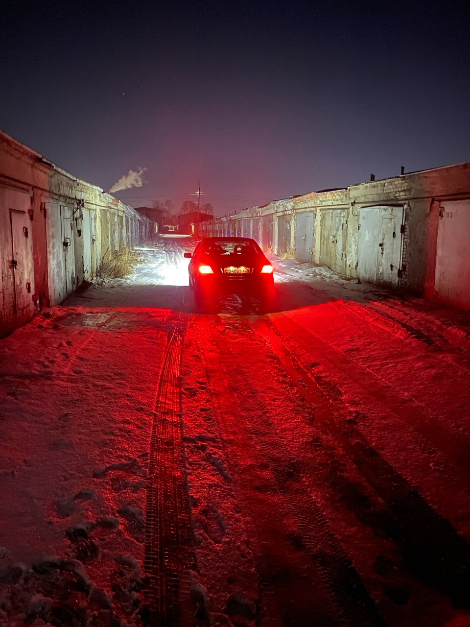 Забираю тачку вечером — Mitsubishi Lancer IX