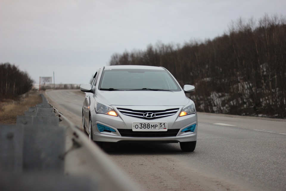 Photo from the logbook Hyundai Solaris (1G)