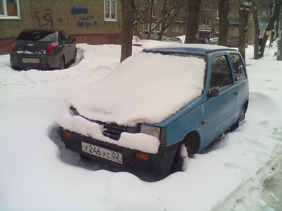 зимовка — Lada Ока 11113