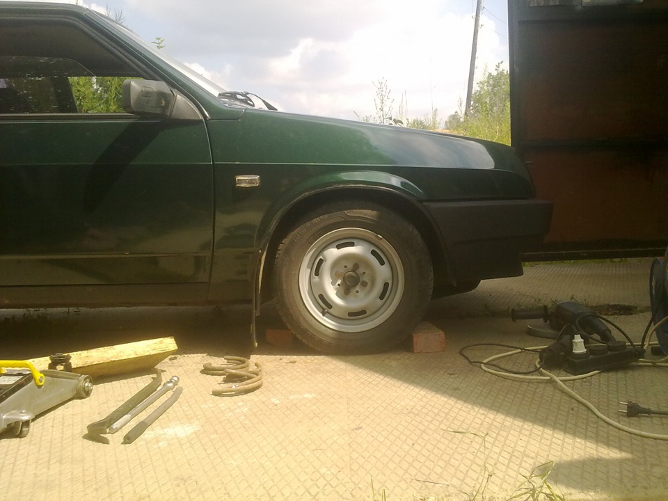 Перед после — Lada 21099