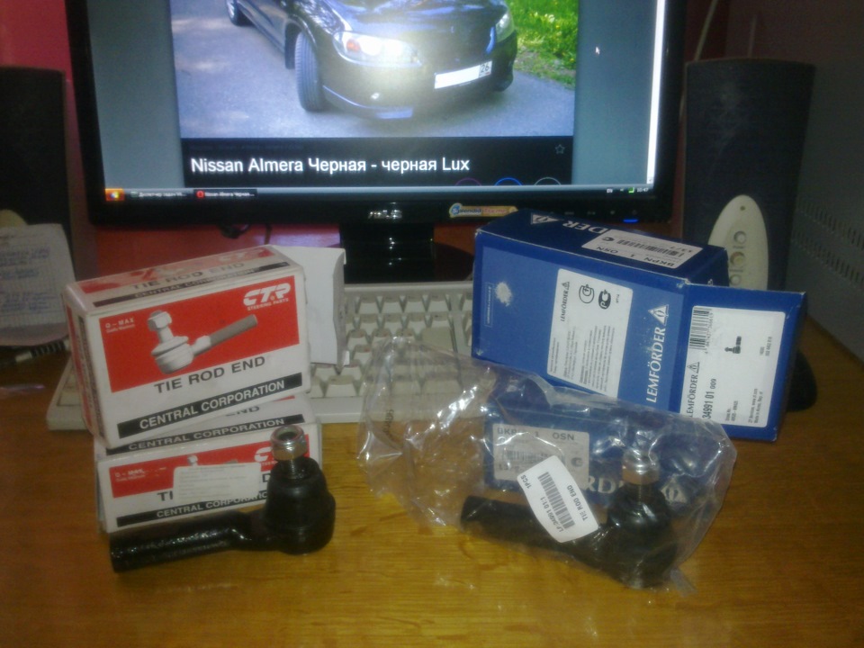 Lemforder против CTR — Nissan Almera II (N16). Запчасти на фото: 3499101