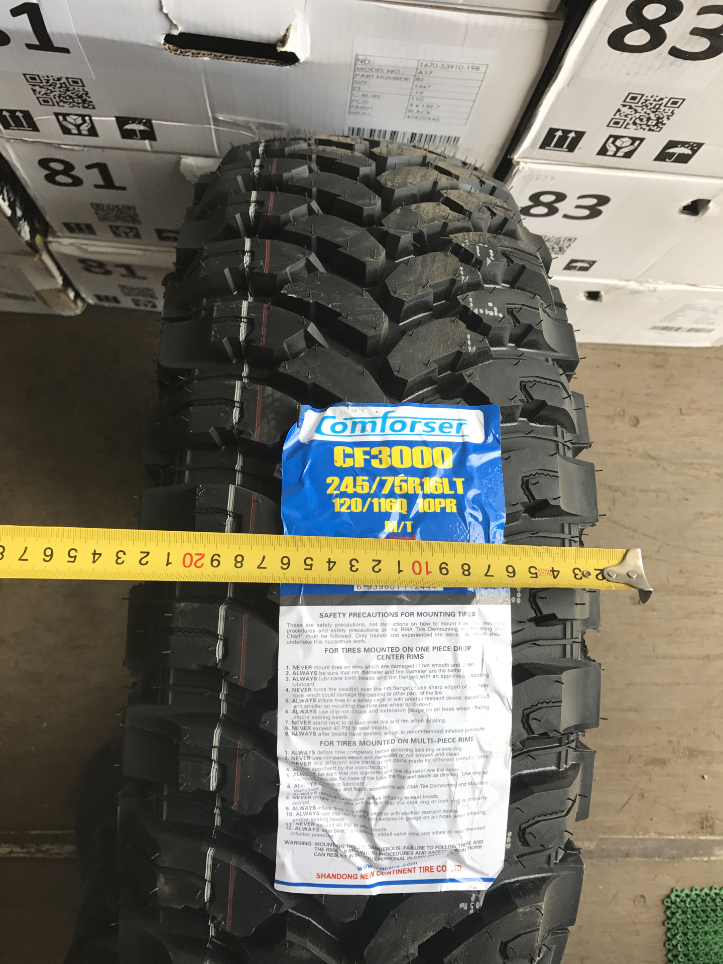 Comforser cf3000 245/75 R16 120/116Q 10PR — Shina116.ru на DRIVE2