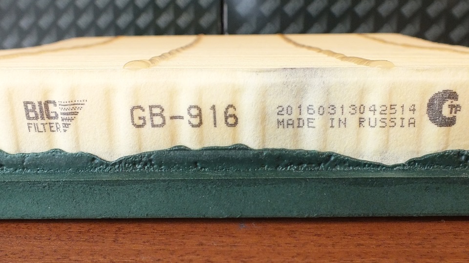 Фильтр воздушный BIG FILTER GB-916 — Opel Astra J. Запчасти на фото: GB916