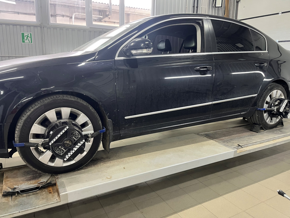 После замены на развал. — Volkswagen Passat B6