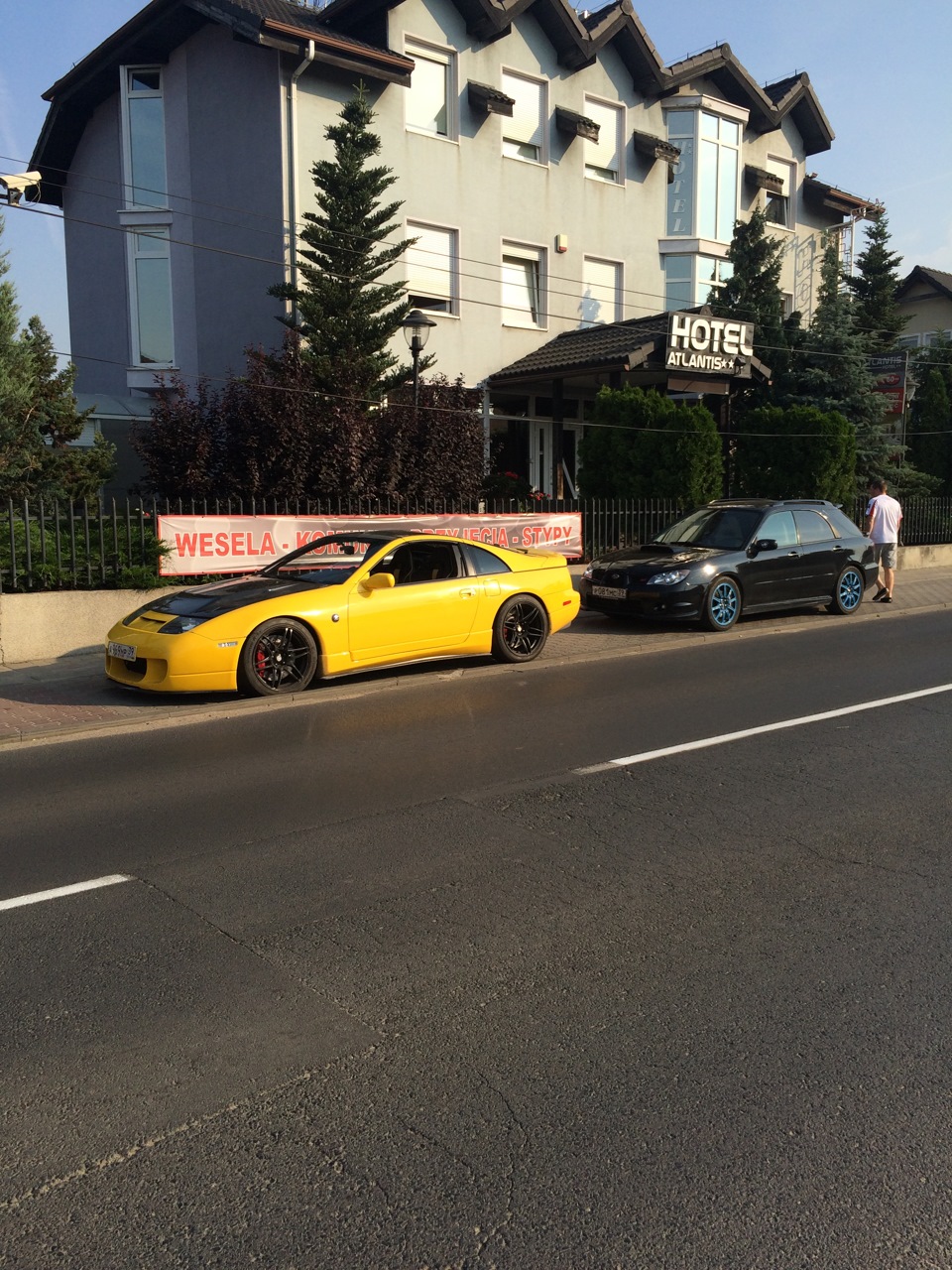 Около гостишки с Zlobabah — Nissan 300ZX (Z32)