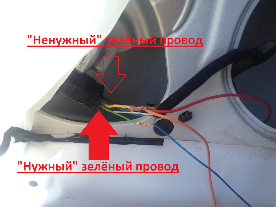 Подключение к проводке мотора — Hyundai ix35
