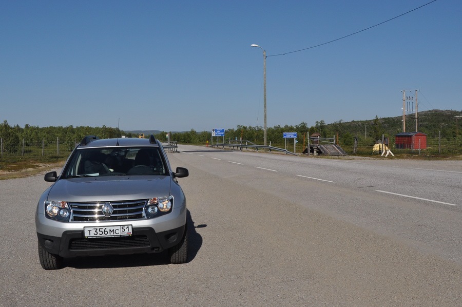 Граница между Норвегией и Финляндией — Renault Duster (1G)