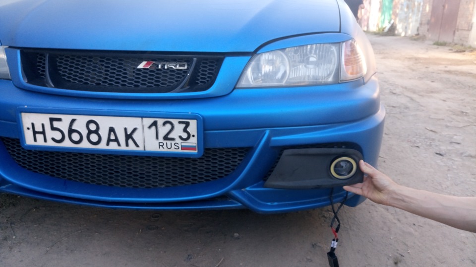Примерка с руки — Toyota Caldina (210)