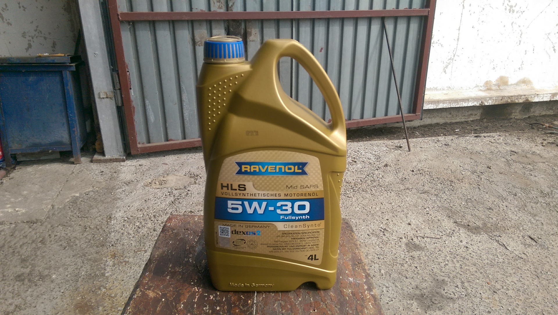 Масло ДВС RAVENOL 5W30 HLS SN/CF C3 dexos2/229.51/229.52 1л
