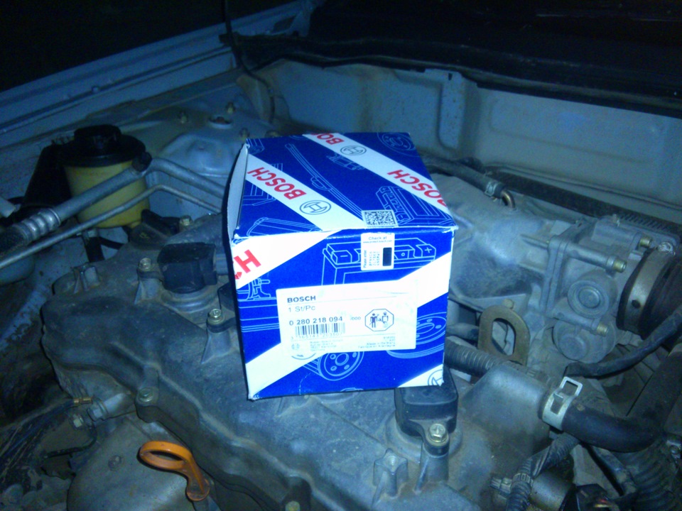 Фото в бортжурнале Nissan Almera II (N16). Запчасти на фото: 0280218094