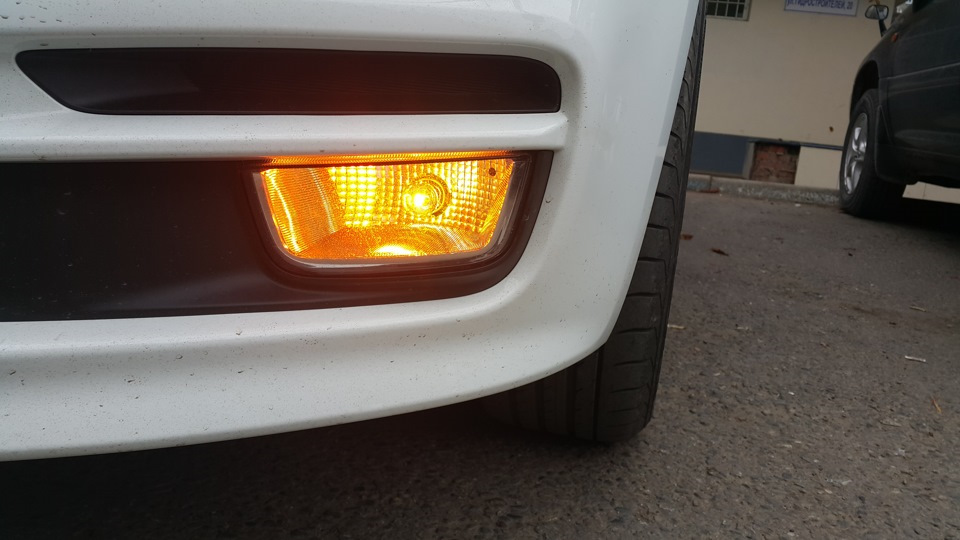 Было (OSRAM DIADEM) — KIA Rio (3G)