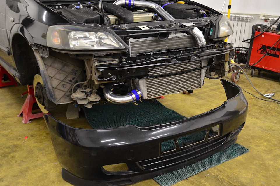 Intercooler EVO X Z20LET — Opel Astra G Coupe