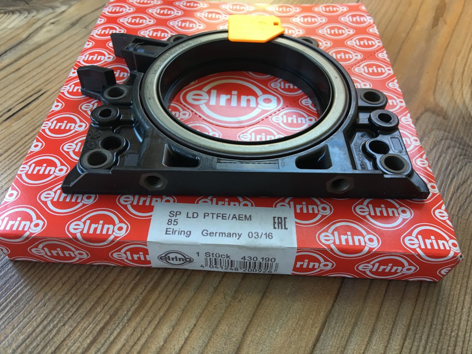 430190 Уплотняющее кольцо, коленчатый вал ELRING | Запчасти на DRIVE2