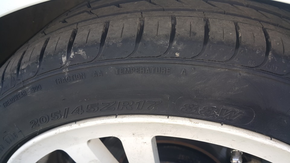 205\45ZR17 88W — KIA Rio (3G)