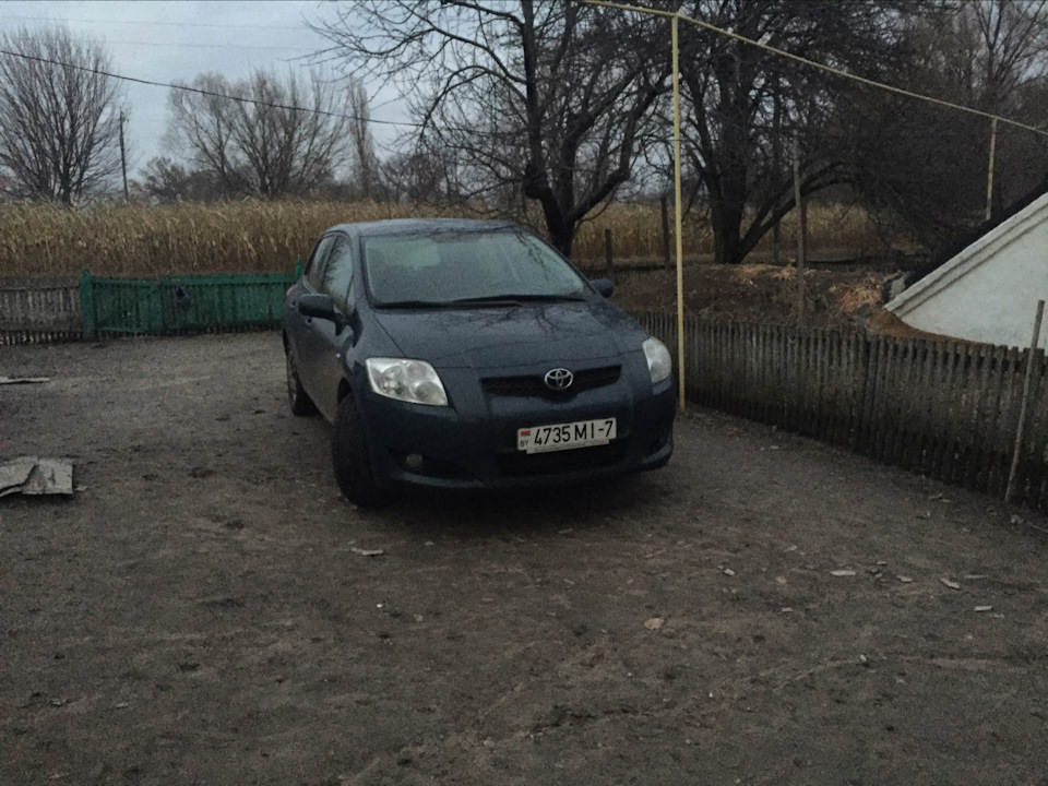 Photo from the logbook Toyota Auris (1G)